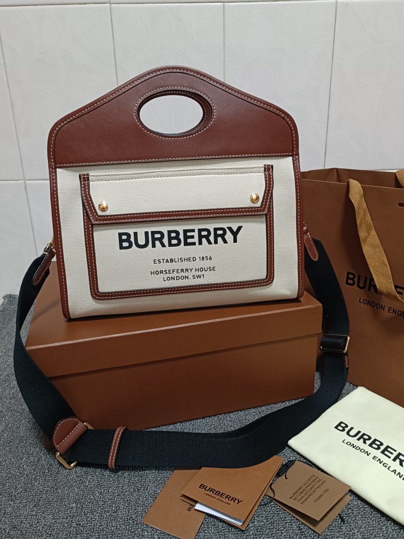 Сумка-тоут Burberry Mini Tote бежевая