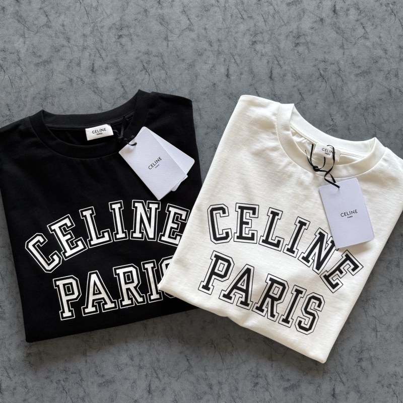 Футболка Celine с надписью PARIS