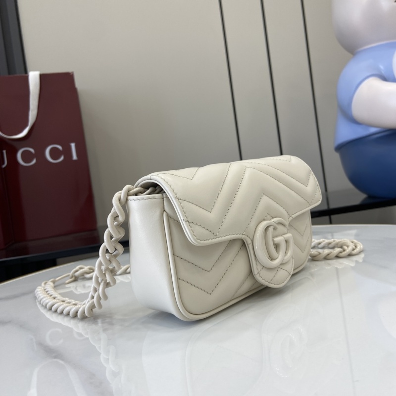Сумка Gucci GG Marmont белая