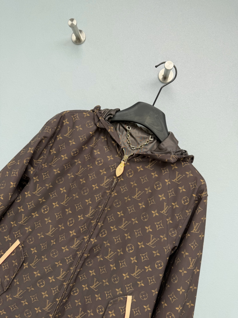 Кожаная куртка Louis Vuitton с монограммой