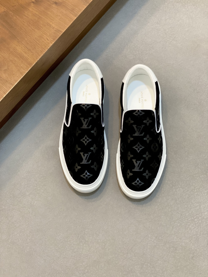 Мужские слипоны Louis Vuitton, чёрные