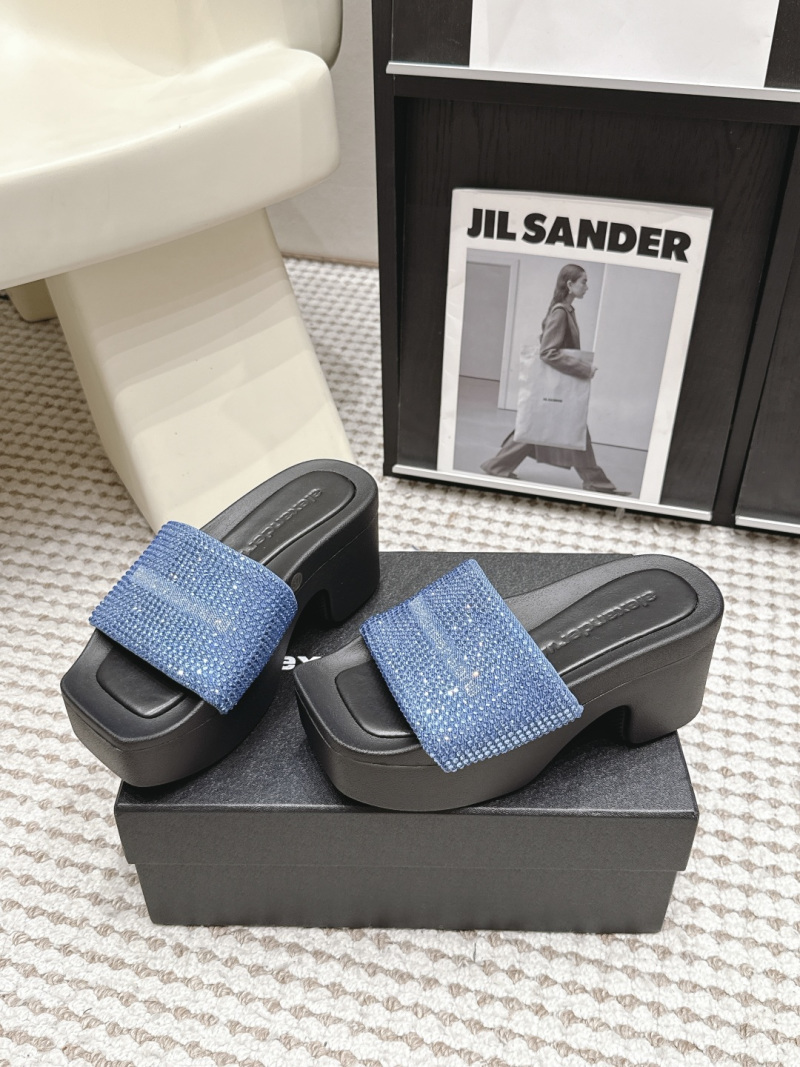 Женские босоножки Alexander Wang с украшением из страз