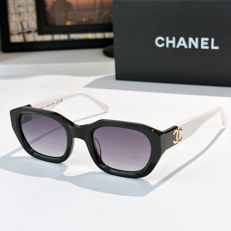 Солнечные очки Chanel, модель CH4028, тигровый глаз