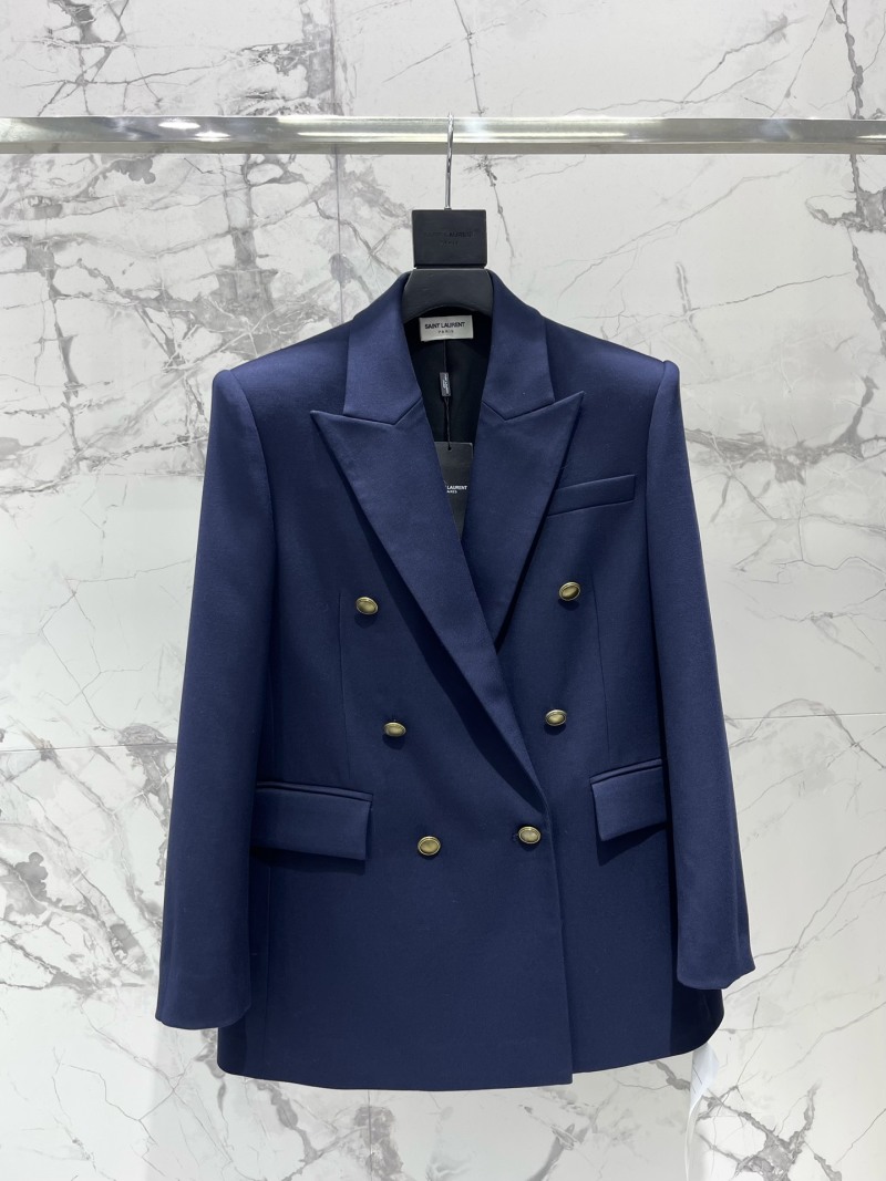 Пиджак двубортный Saint Laurent женский