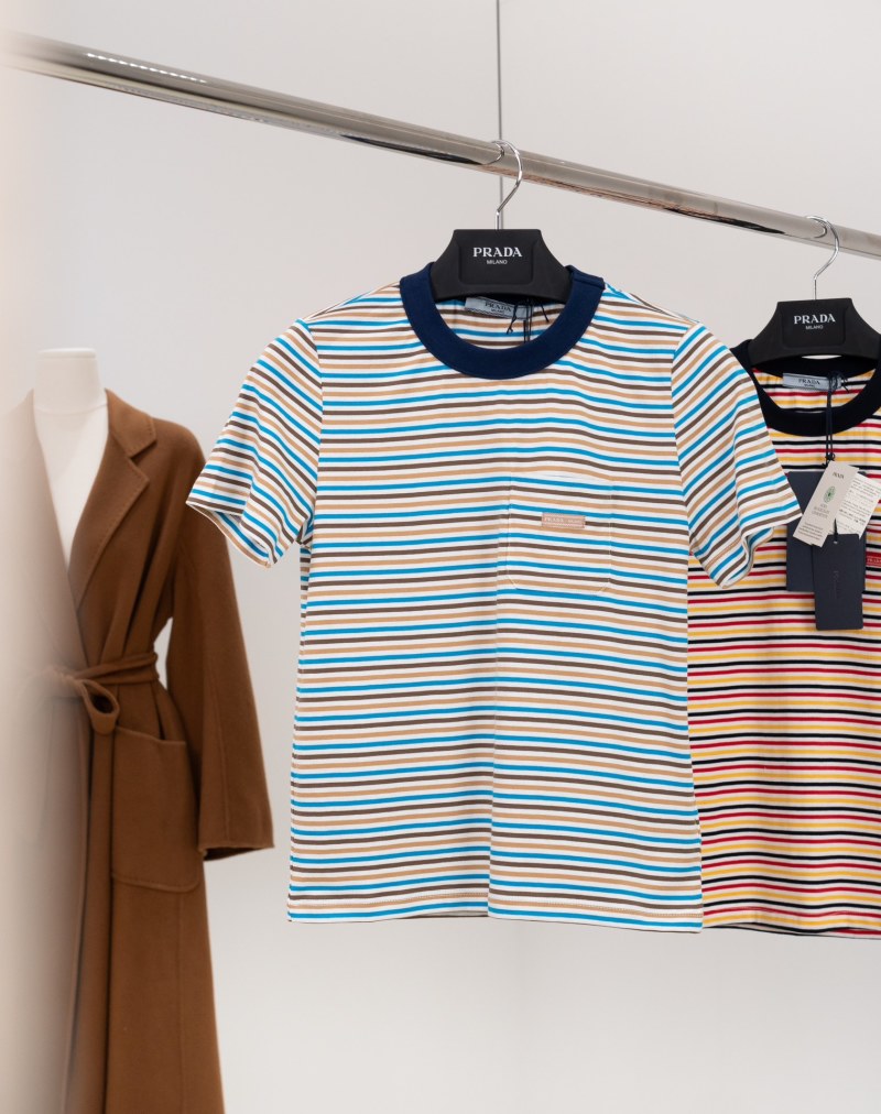 Футболка Prada с полосками