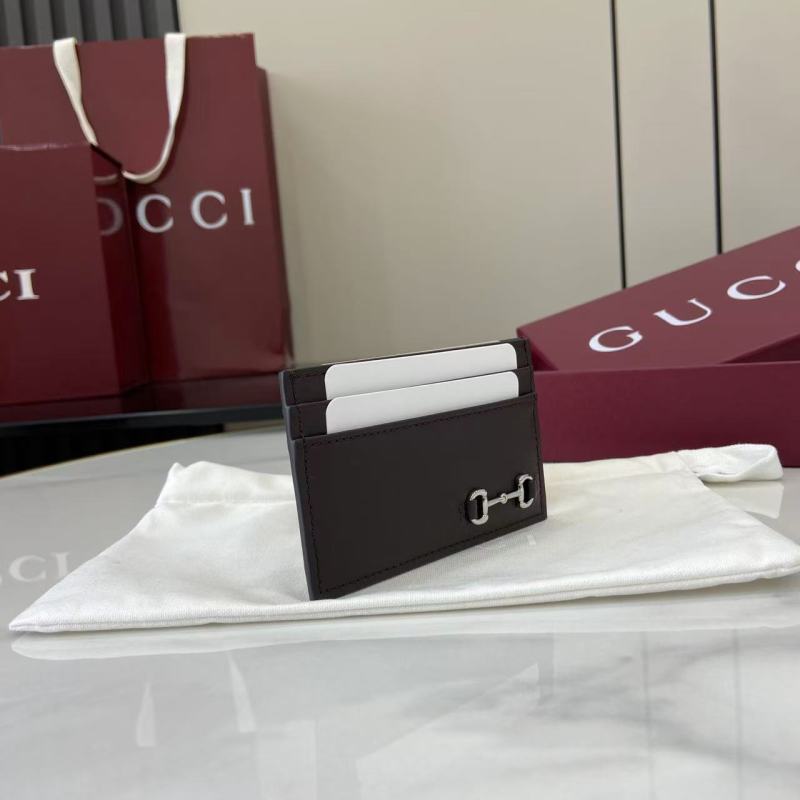Картхолдер Gucci с металлической фурнитурой