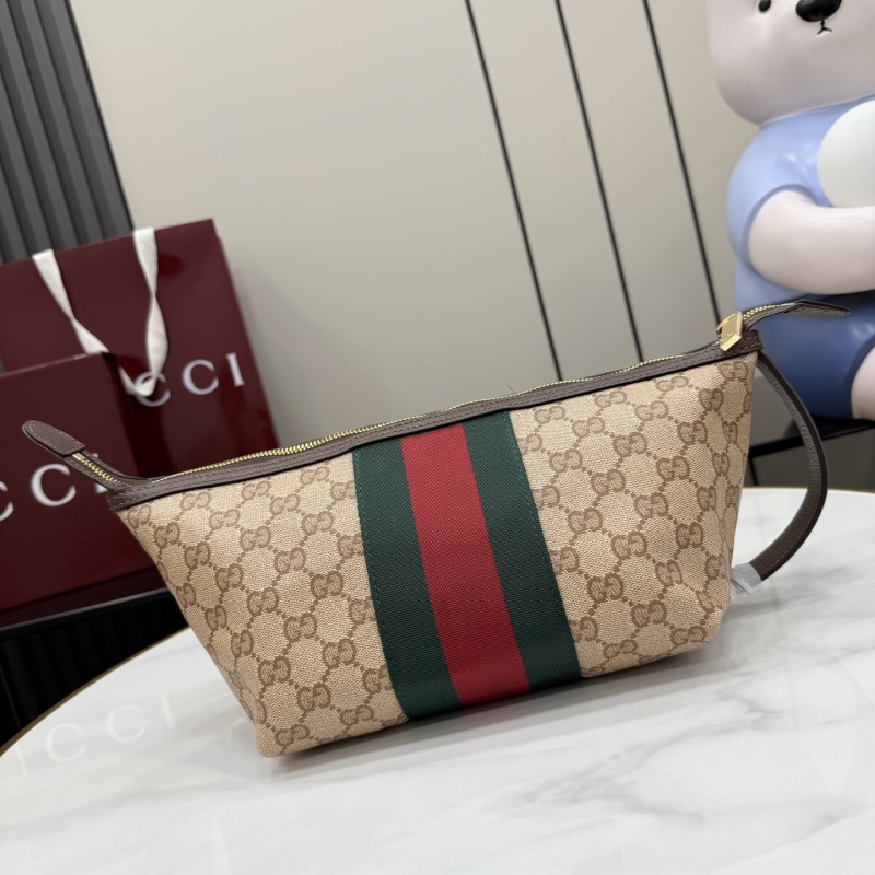 Портмоне Gucci с монограммой и полосой