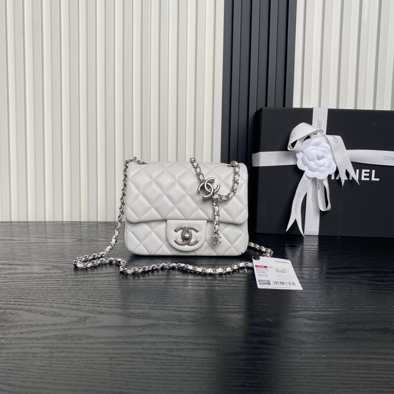 Женская сумка через плечо, белый цвет Chanel