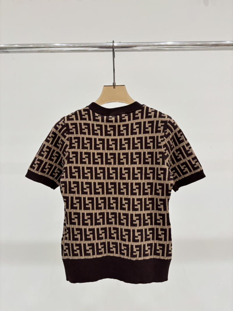 Футболка Fendi с монограммным узором