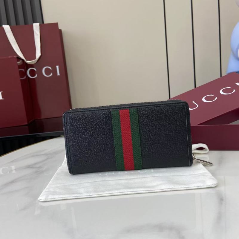 Портмоне Gucci с молнией и логотипом