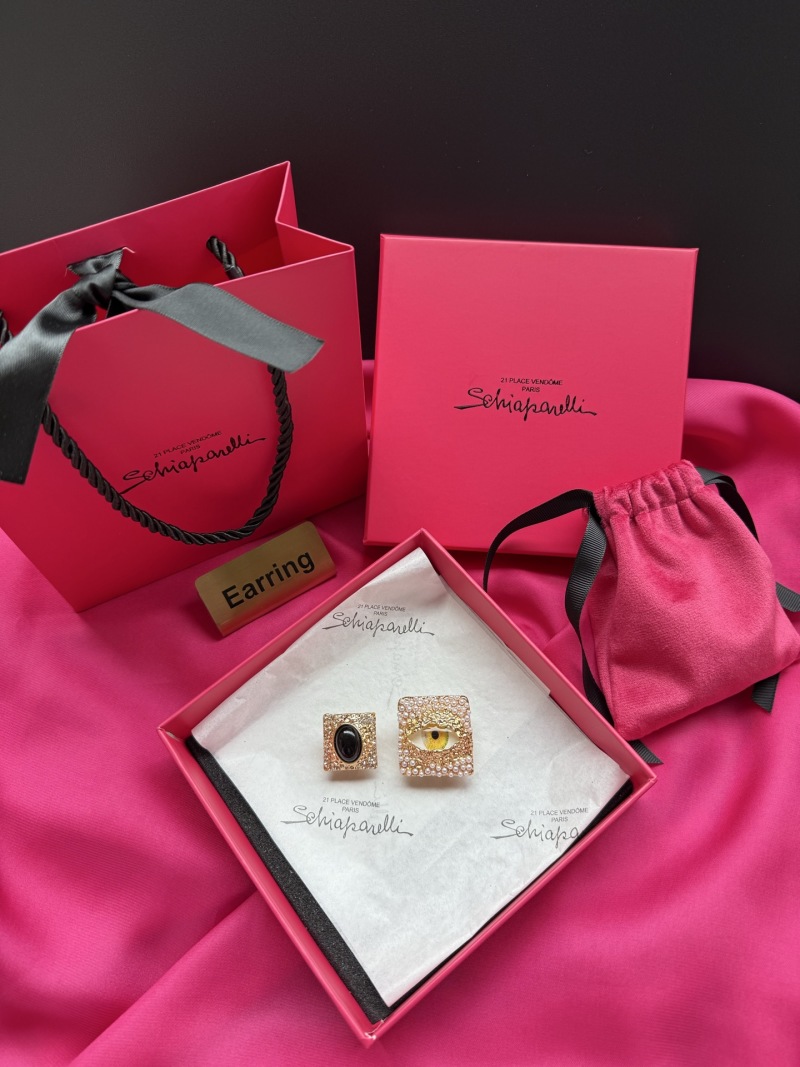 Серьги с глазом Schiaparelli