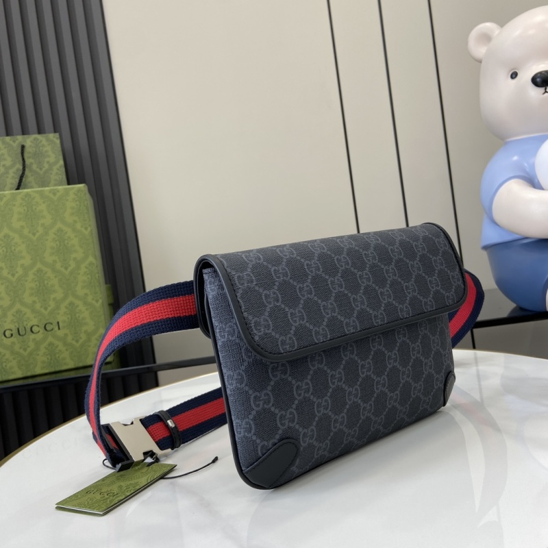 Поясная сумка Gucci с монограммой