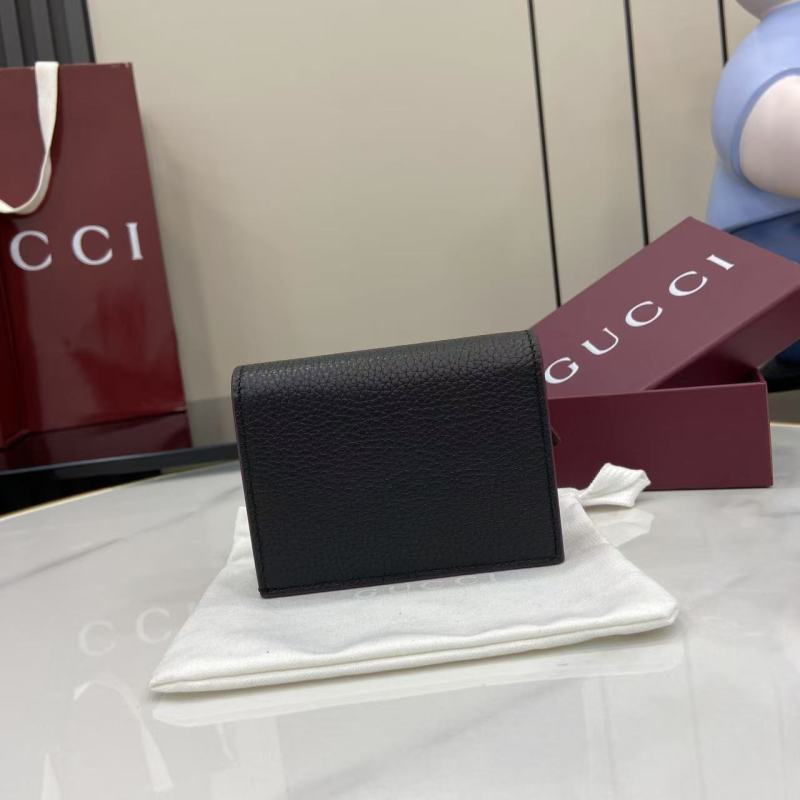 Портмоне Gucci черное с логотипом GG