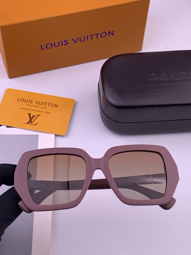 Солнцезащитные очки в крупной прямоугольной оправе Louis Vuitton