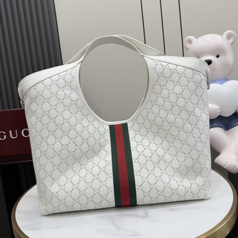 Сумка Gucci с монограммой и полосой