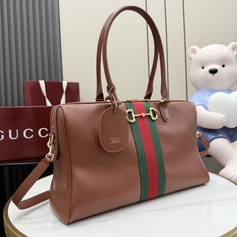Сумка Gucci коричневая с полосой