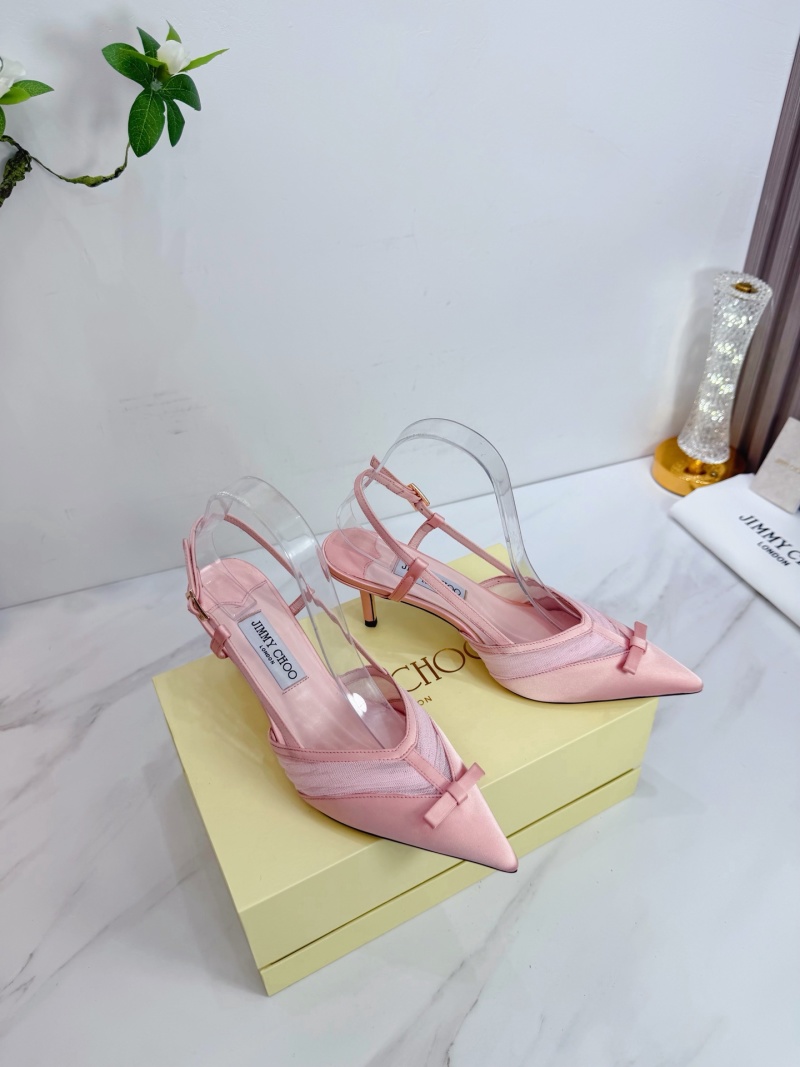 Женские туфли Jimmy Choo на тонком каблуке