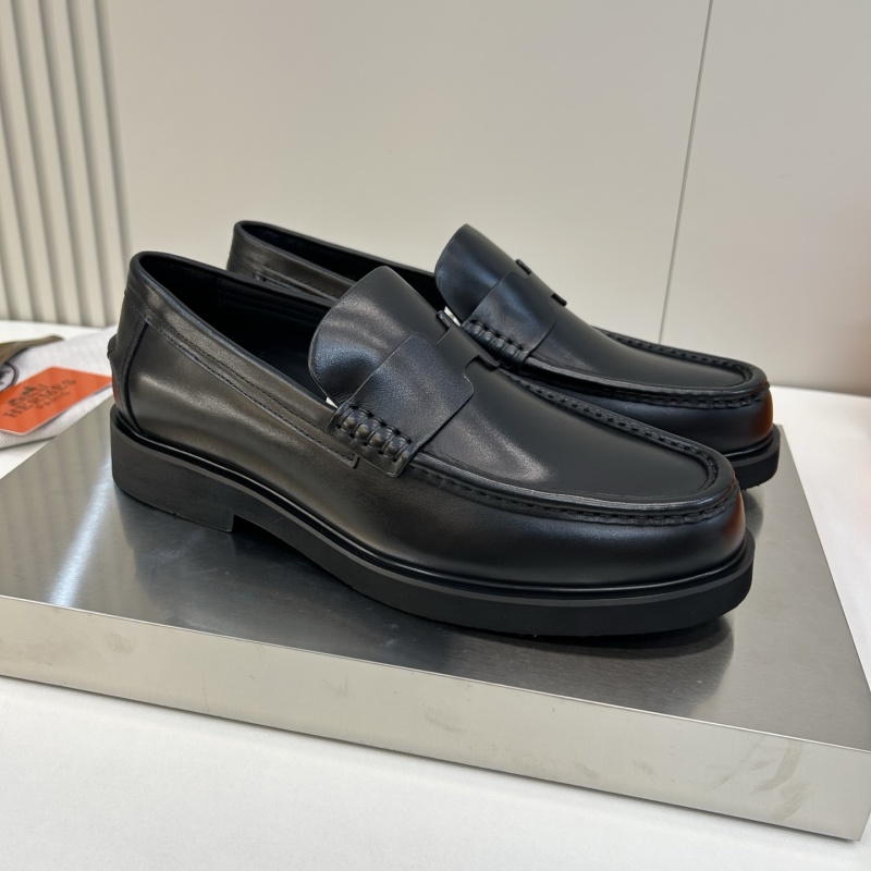 Мужские классические лоферы с декоративной пряжкой Hermès