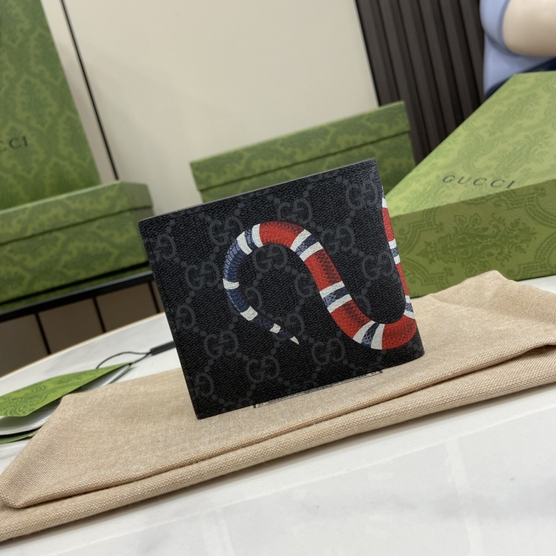 Портмоне Gucci с принтом змеи
