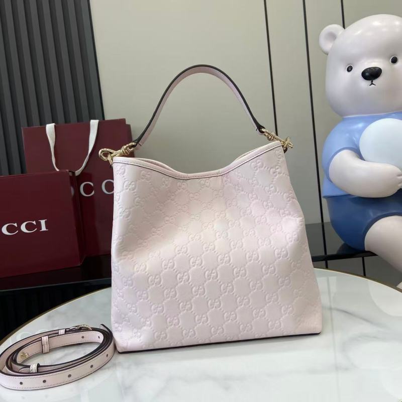 Сумка Gucci розовая с тиснением