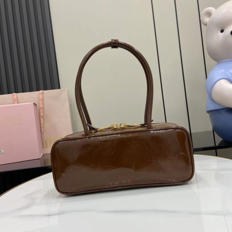 Сумка-тоут Miu Miu коричневый