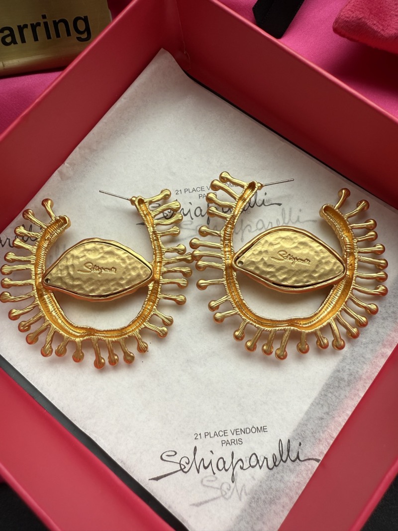 Серьги в виде глаз Schiaparelli