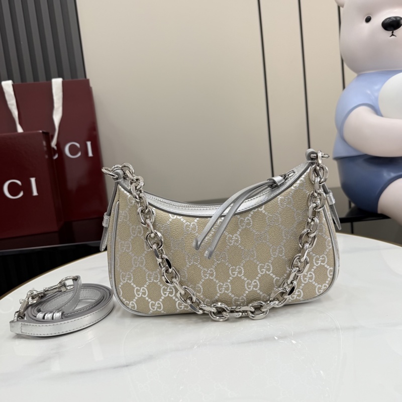 Сумка Gucci с цепочкой и принтом GG