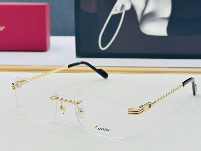 Очки Cartier CT0549S без оправы черные