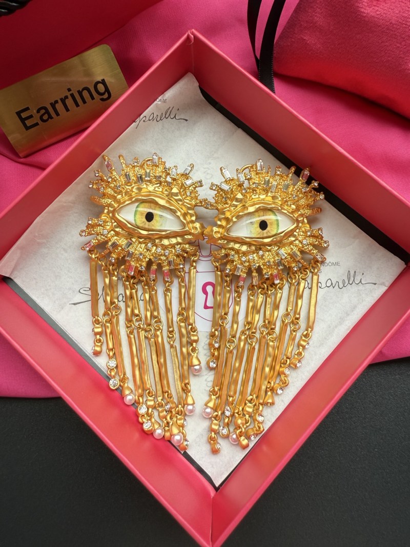 Серьги с глазом Schiaparelli
