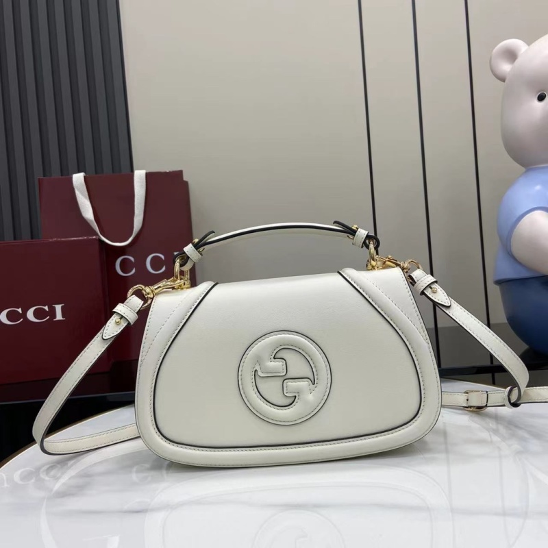 Женская сумка Gucci белого цвета
