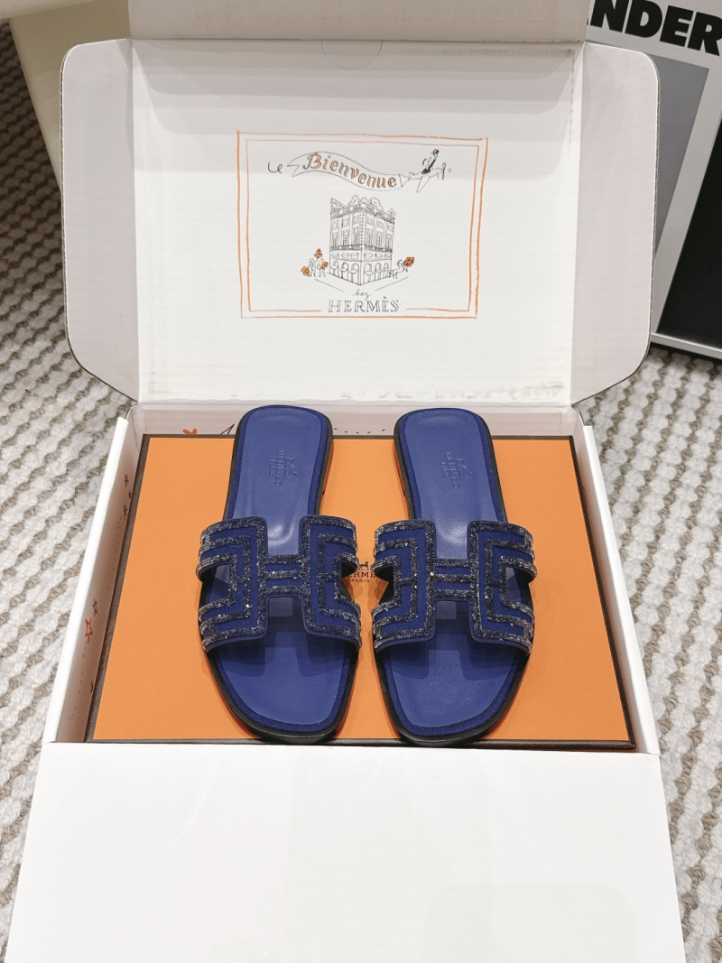 Женские босоножки-шлепанцы с буквой H Hermès