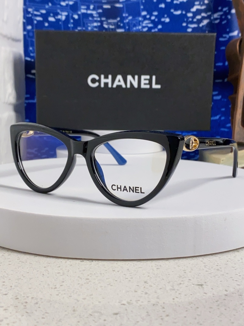 Очки Chanel кошачий глаз черные
