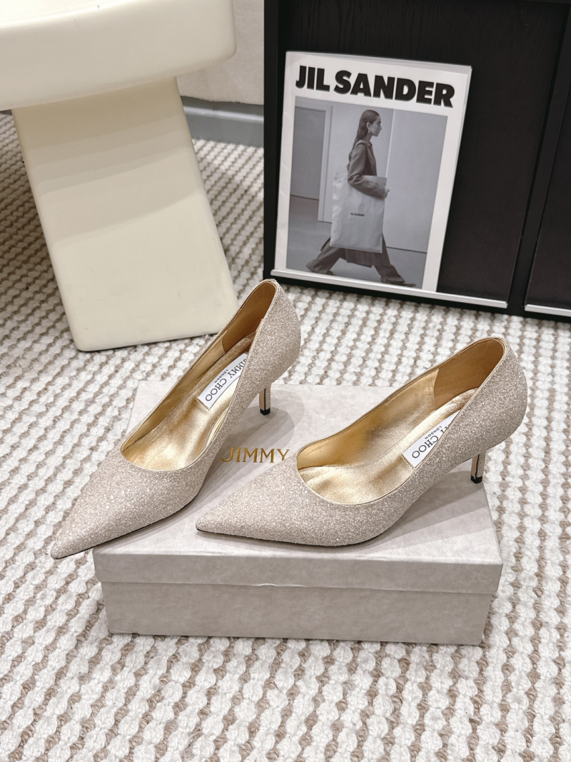 Женские туфли-лодочки на высоком каблуке с блестками Jimmy Choo