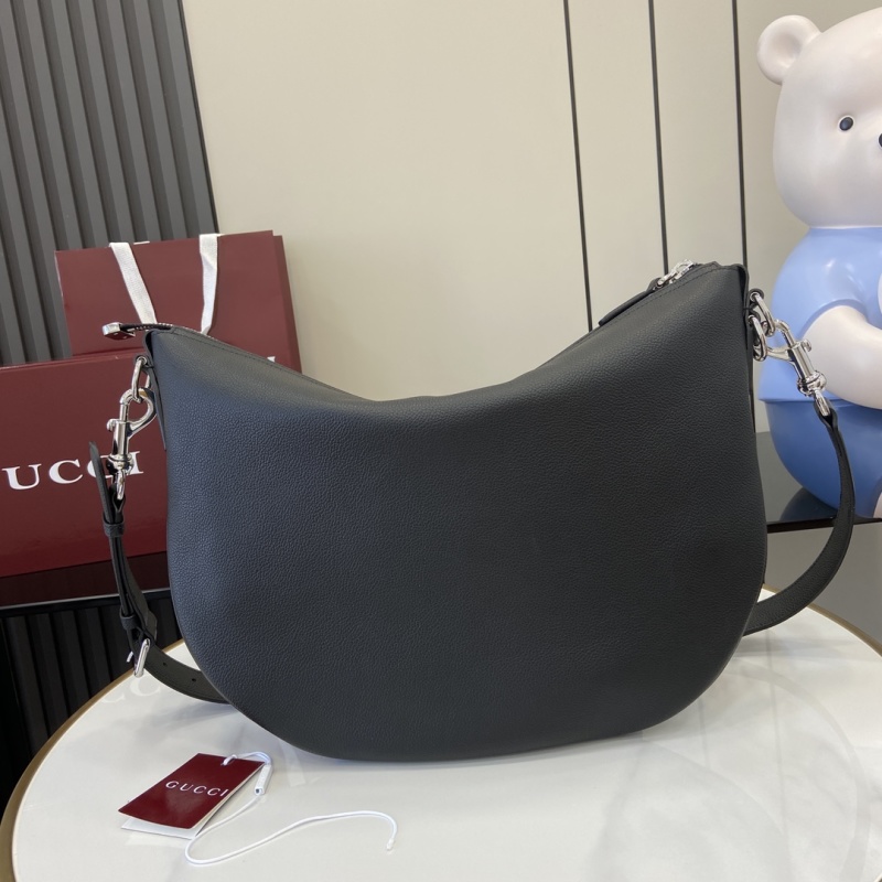 Черная кожаная сумка Gucci