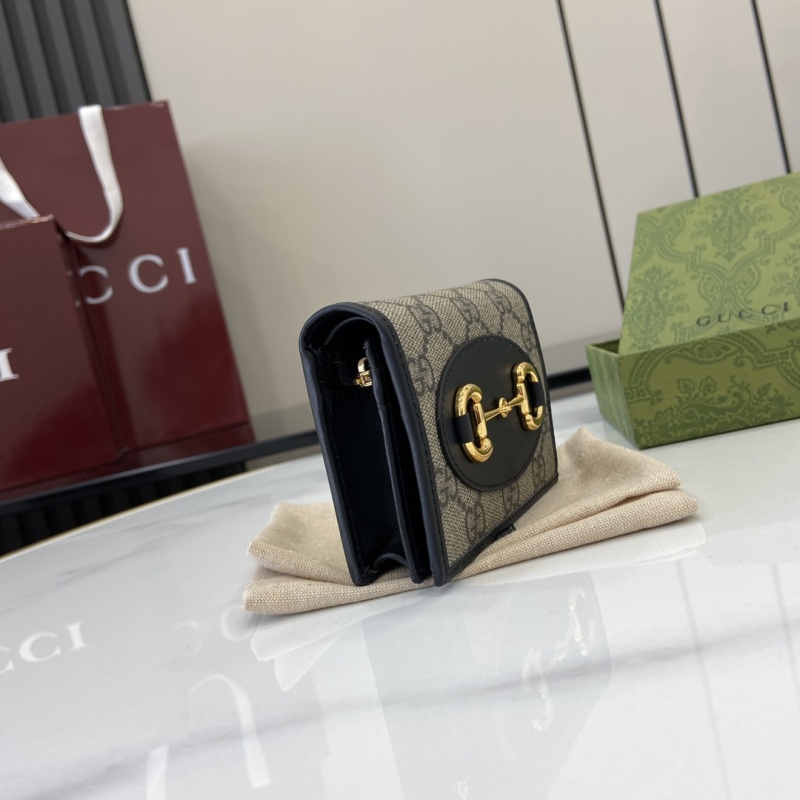 Портмоне Gucci с принтом GG и фурнитурой