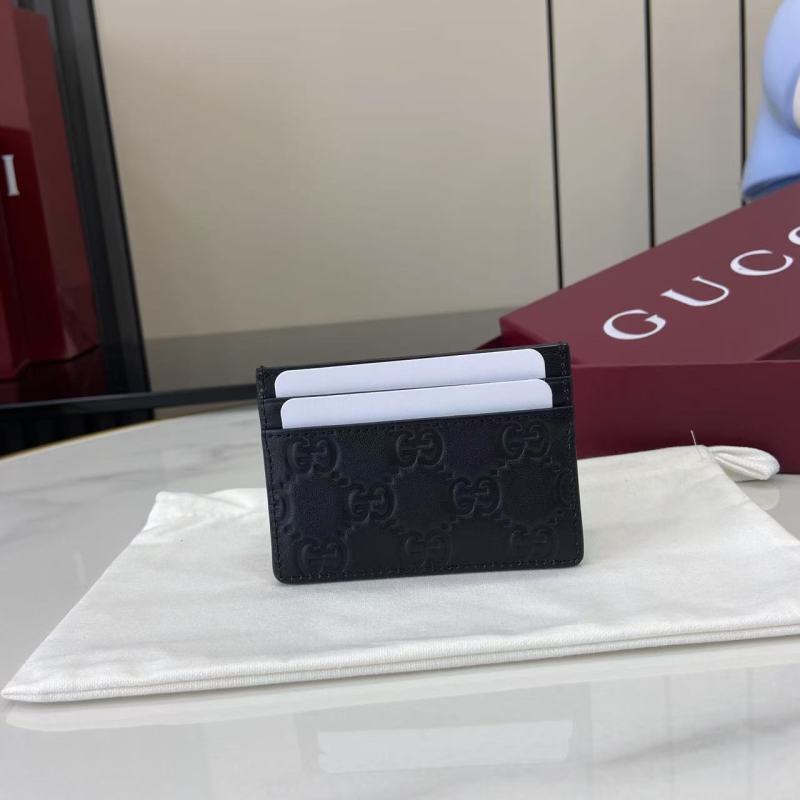 Картхолдер Gucci черный с логотипом