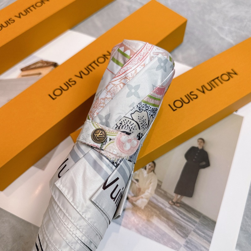 Зонт складной Louis Vuitton автоматический с защитой от солнца