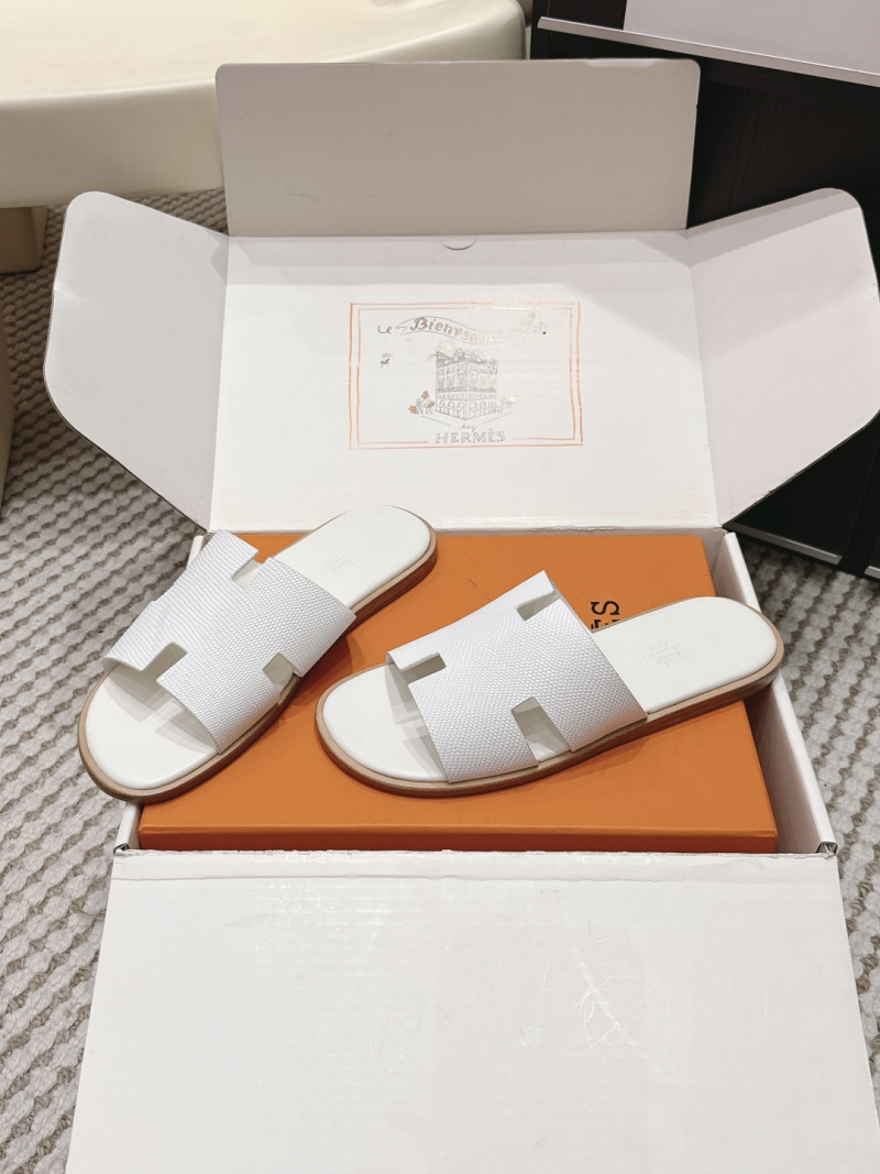 Мужские сандалии H-образные, бежевые Hermès