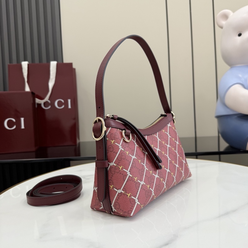 Сумка Gucci с принтом и ремнем