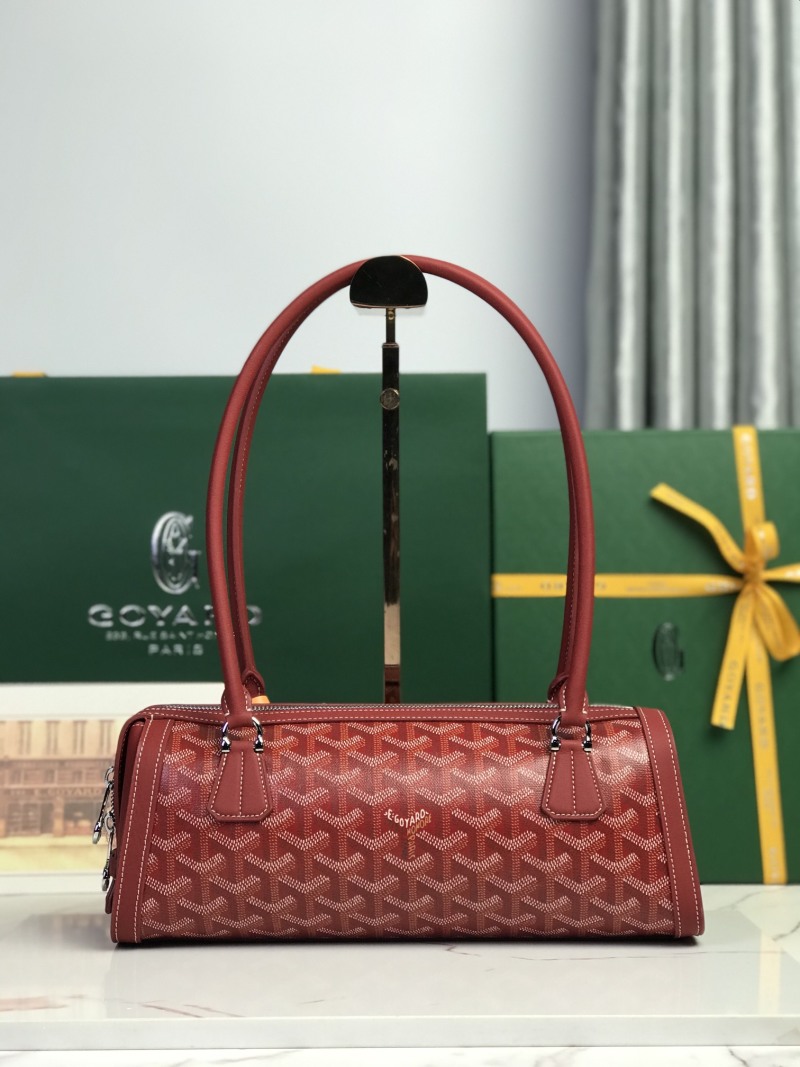 Сумка Goyard Bonbonniere бордового цвета