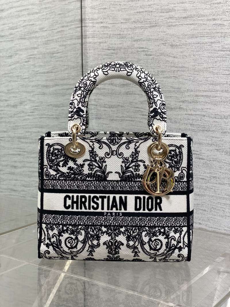 Сумка Dior Lady Dior с принтом