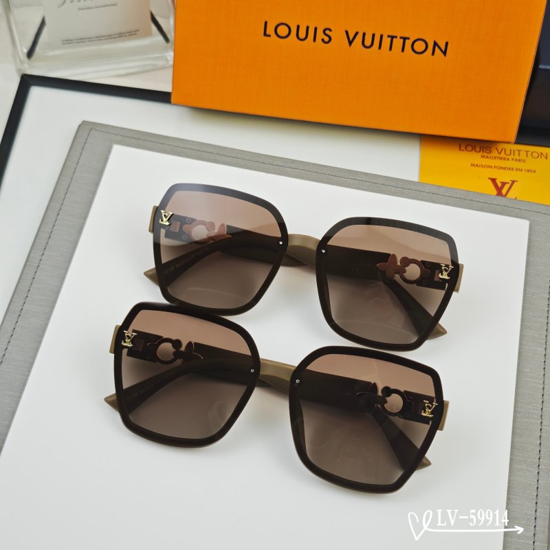 Солнцезащитные очки крупные квадратной формы Louis Vuitton