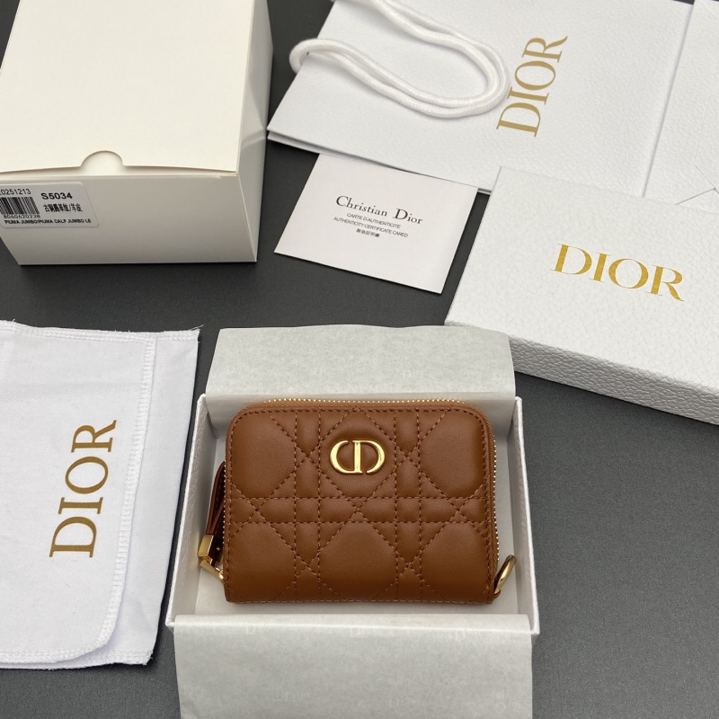 Портмоне Dior S5034 коричневый