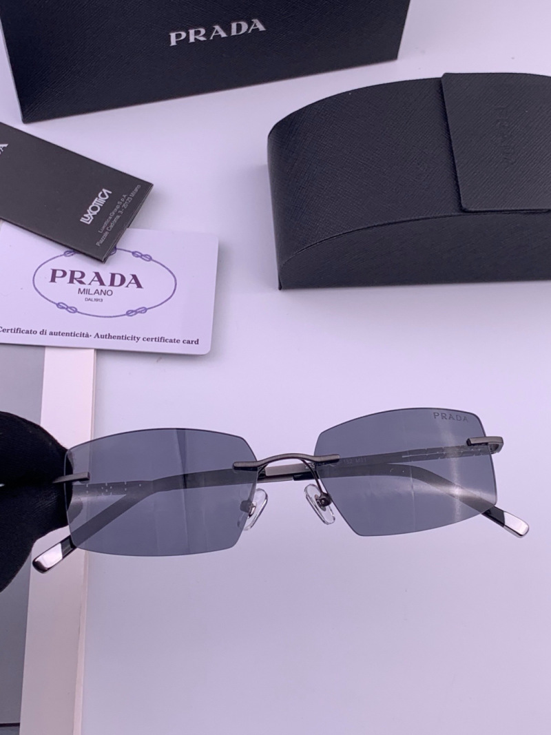 Солнцезащитные очки PRADA мужские без оправы P9278