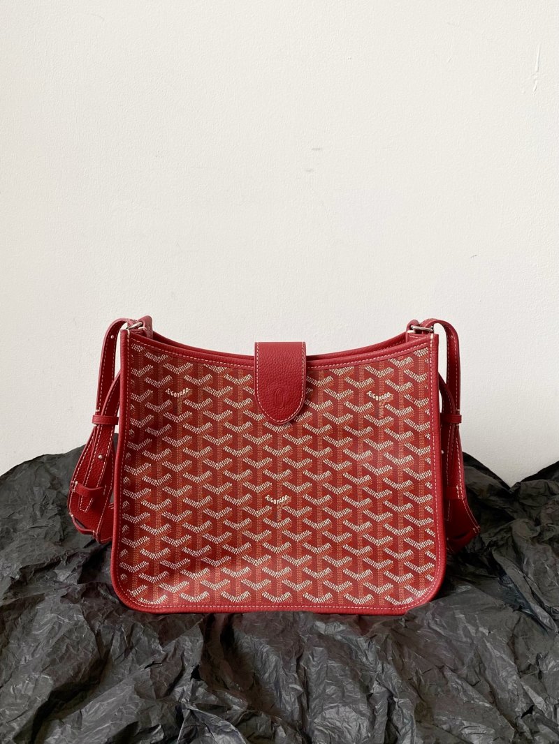 Сумка Goyard Musette красная