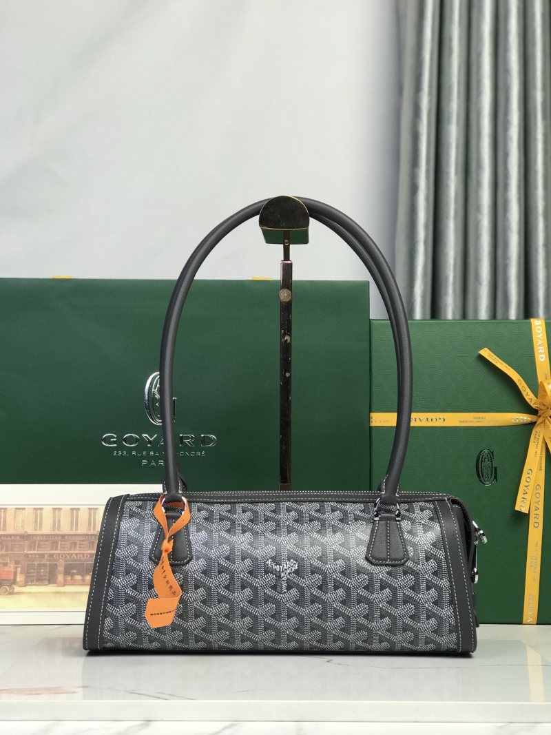Сумка Goyard Bonbonniere с ручками, темно-серая