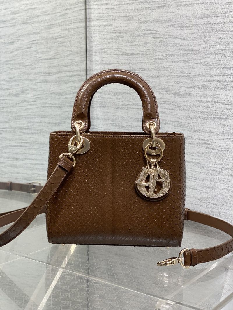 Сумка Dior Lady Dior коричневая