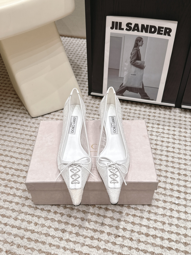 Женские туфли Jimmy Choo, черный с белым