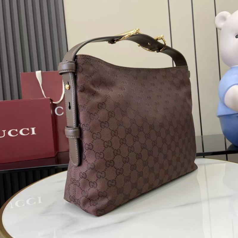 Сумка Gucci с принтом GG и ручкой