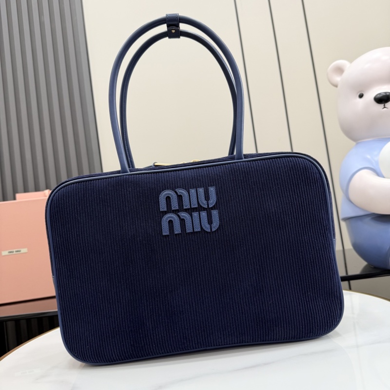 Сумка Miu Miu синяя канва
